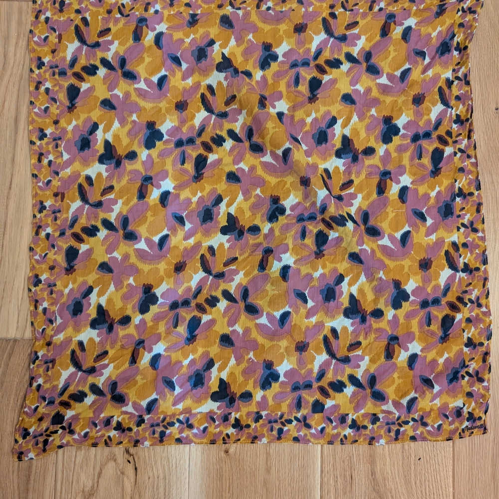 Floral Patterned Scarf